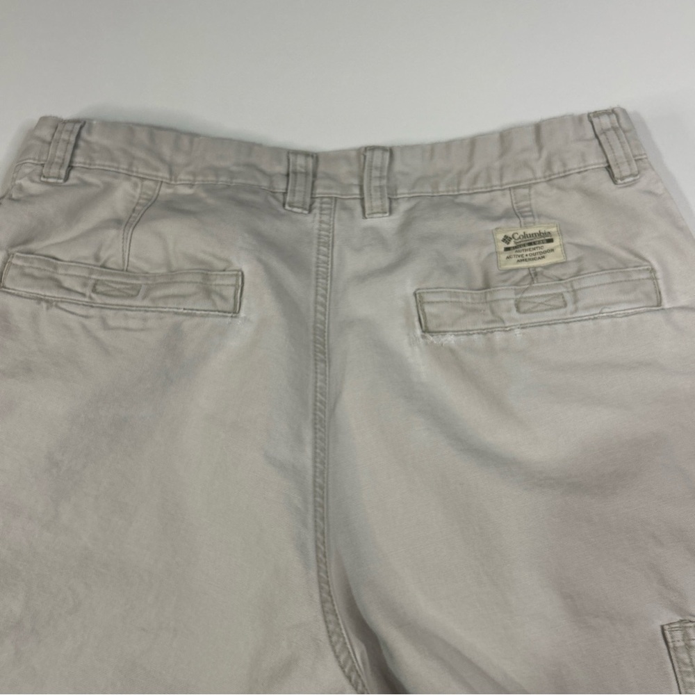 Columbia Pants Men’s 34 Khaki Casual Activewear Outdoor Hike Camp Zipper Pockets - Picture 8 of 14